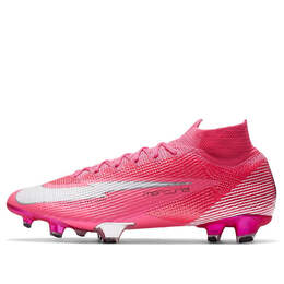 Кроссовки kylian mbapp x mercurial superfly 7 elite fg Nike, белый db5604-611 | white/black/pink