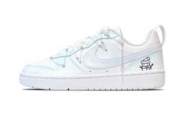 Женские кроссовки для скейтбординга Nike Court Borough, Light Cyan bq5448-100(team49-冰雪奇缘） | light cyan