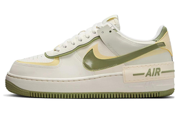 Nike Кроссовки Air Force 1 Shadow Pale Ivory Oil Green Women's fn6335-101 | white green