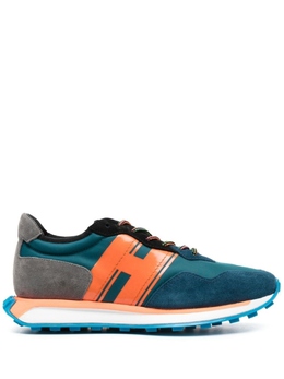 Кроссовки Hogan With Logo, синий/оранжевый hxm6070eg034b7 | синий