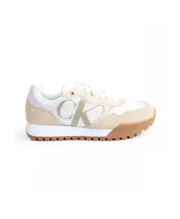 Кроссовки для бега с яркими зубцами Calvin Klein, бежевый a09542 | beige