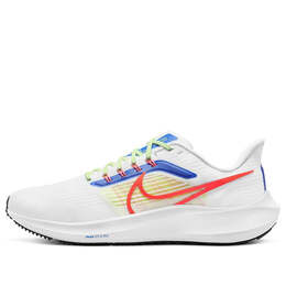 Кроссовки air zoom pegasus 39 Nike, белый dx3354-100 | white/university red/navy blue