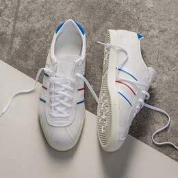 Кроссовки rotterdam 00 Adidas, белый ih4776 | cloud white / blue bird / better scarlet