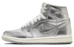 Air 1 High OG WMNS "Chrome", кроссовки женские Jordan, цвет Metallic Silver fn7249-001 | metallic silver