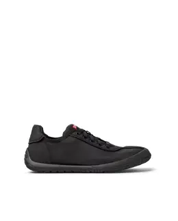 Однотонные женские кеды из парусины на шнуровке Camper, черный 1052410095963 | negro