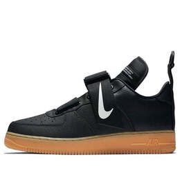 Кроссовки air force 1 low utility Nike, черный ao1531-002 | black/white-gum med brown