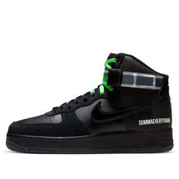 Кроссовки x lauren halsey air force 1 high le Nike, черный cu3052-001 | black