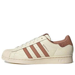 Кроссовки оригиналы суперзвезда Adidas, бежевый if0504 | cream/brown