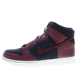 Кроссовки данки высокие supreme Nike, черный 318655-061 | black