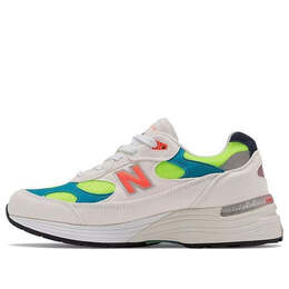 Кроссовки 992 сделано в сша New Balance, белый m992da | white/green/blue