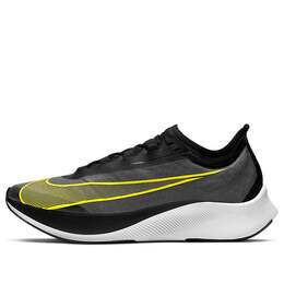Кроссовки зум флай 3 Nike, черный at8240-006 | black/yellow
