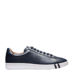 Мужские темно-синие кроссовки Bally Asher 6205252 из телячьей кожи, синий 7309600030780 | blue