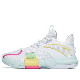 Кроссовки легкие 1 баскетбольные Anta, белый 112221618-4 | white/pink/green