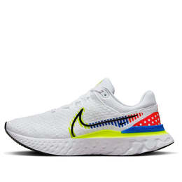 Кроссовки react infinity run flyknit 3 премиум Nike, белый dx1629-100 | white