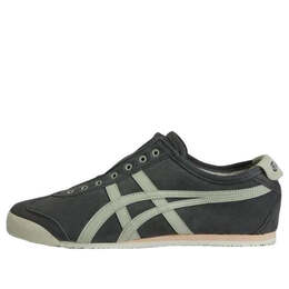 Кроссовки mexico 66 slip on Onitsuka Tiger, серый 1183a438-021 | graphite grey/olive grey