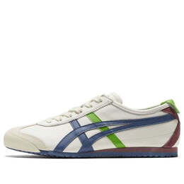 Кроссовки mexico 66 slip on Onitsuka Tiger, белый 1183a201-115 | white / mauve / blue / green