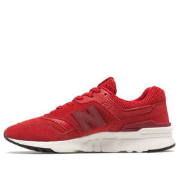 Кроссовки 997 New Balance, белый cm997hny | white/red