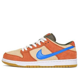 Кроссовки sb dunk low pro Nike, оранжевый bq6817-201 | orange/blue