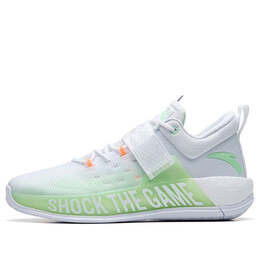 Кроссовки шокируют игру 4 low Anta, белый 112231608-1 | white/green