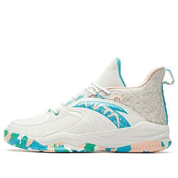 Кроссовки Ling Level Basic баскетбольные кроссовки Anta, белый 112141148r-4 | white/pink/blue