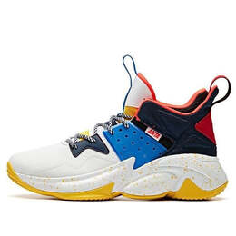 Кроссовки средней высоты Anta, белый 91941181-2 | white/black/blue/red/yellow