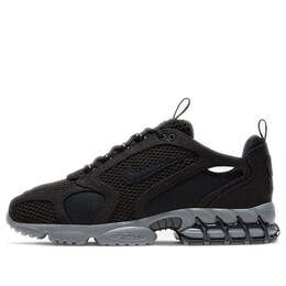 Кроссовки x stussy air zoom spiridon в клетке 2 Nike, черный cq5486-001 | black/cool grey