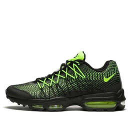 Кроссовки air max 95 ultra жаккард Nike, черный 749771-007 | black/volt-drk grey-mtllc slvr