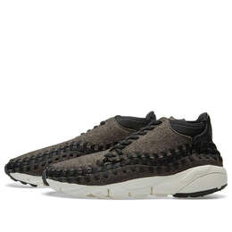 Кроссовки air footscape плетеные chukka Nike, черный 857874-001 | black/black-ivory