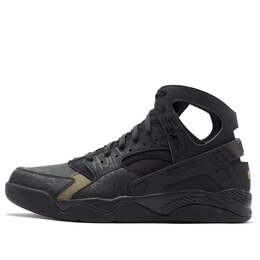 Кроссовки air flight huarache premium Nike, черный 686203-002 | black/metallic gold-blk