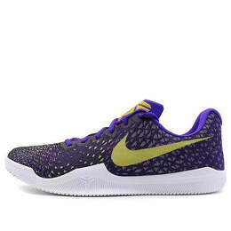 Кроссовки mamba инстинкт ep Nike, фиолетовый 884445-500 | fierce purple/yellow
