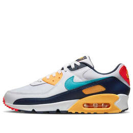 Кроссовки air max 90 Nike, белый hf4860-100 | white/thunder blue/racer pink/dusty cactus