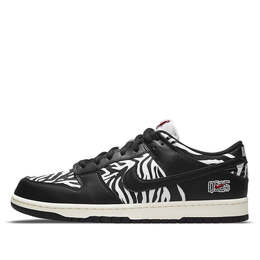 Кроссовки x quartersnacks sb dunk low Nike, черный dm3510-001 | black/white