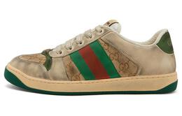 Кеды мужские Gucci Screener, хаки / зеленый 546551 9y920 9666—无鞋盒版本
