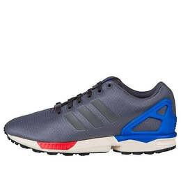 Кроссовки оригиналы zx flux Adidas, серый b34136 | grey/blue
