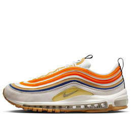 Кроссовки air max 97 se Nike, белый dv2619-100 | summit white/black-safety orange-lemon wash-old royal-old royal
