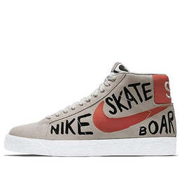 Кроссовки блейзер sb premium se Nike, белый 819861-188 | white/orange