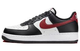 Nike Кроссовки Air Force 1 Low '07 Black White Dark Team Red fz4615-001 | black white red
