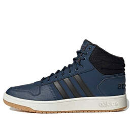 Кроссовки hoops 2.0 средние Adidas, синий gz7939 | crew navy / core black gum