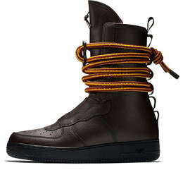 Кроссовки sf air force 1 высокие Nike, коричневый aa1128-204 | brown
