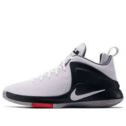 Кроссовки zoom witness ep james красные Nike, белый 884277-100 | white/black/red