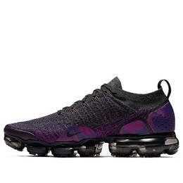 Кроссовки air vapormax flyknit 2 Nike, черный 942842-013 | black/night purple-vivid purple