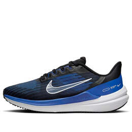 Кроссовки Air Winflo 9 Nike, черный dd6203-004 | black/old royal/racer blue/white