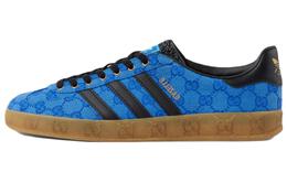 Кроссовки мужские Adidas x Gucci Gazelle Series, синий / черный 737967 faaw3 4349