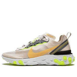 Кроссовки реагируют на элемент 87 Nike, коричневый aq1090-101 | light brown/green/orange