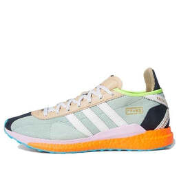 Кроссовки x pharrell tokio solar hu Adidas, синий s42576 | greenblue/white/black