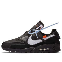 Кроссовки x off white air max 90 Nike, белый aa7293-001 | black-cone-white