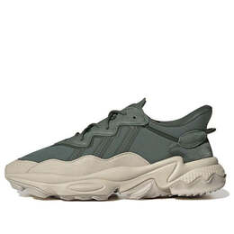 Кроссовки оригиналы ozweego Adidas, зеленый fz5631 | green/gray