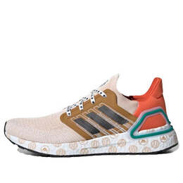 Кроссовки ультра буст 20 Adidas, коричневый fx8888 | brown/orange