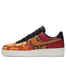 Кроссовки air force 1 low premium Nike, красный at4144-601 | gym red/orange peel-black-canyon gold-sail