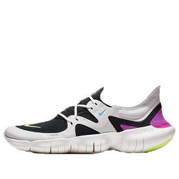 Кроссовки free rn 5.0 Nike, серый/фиолетовый aq1289-100 | gray/black/pink